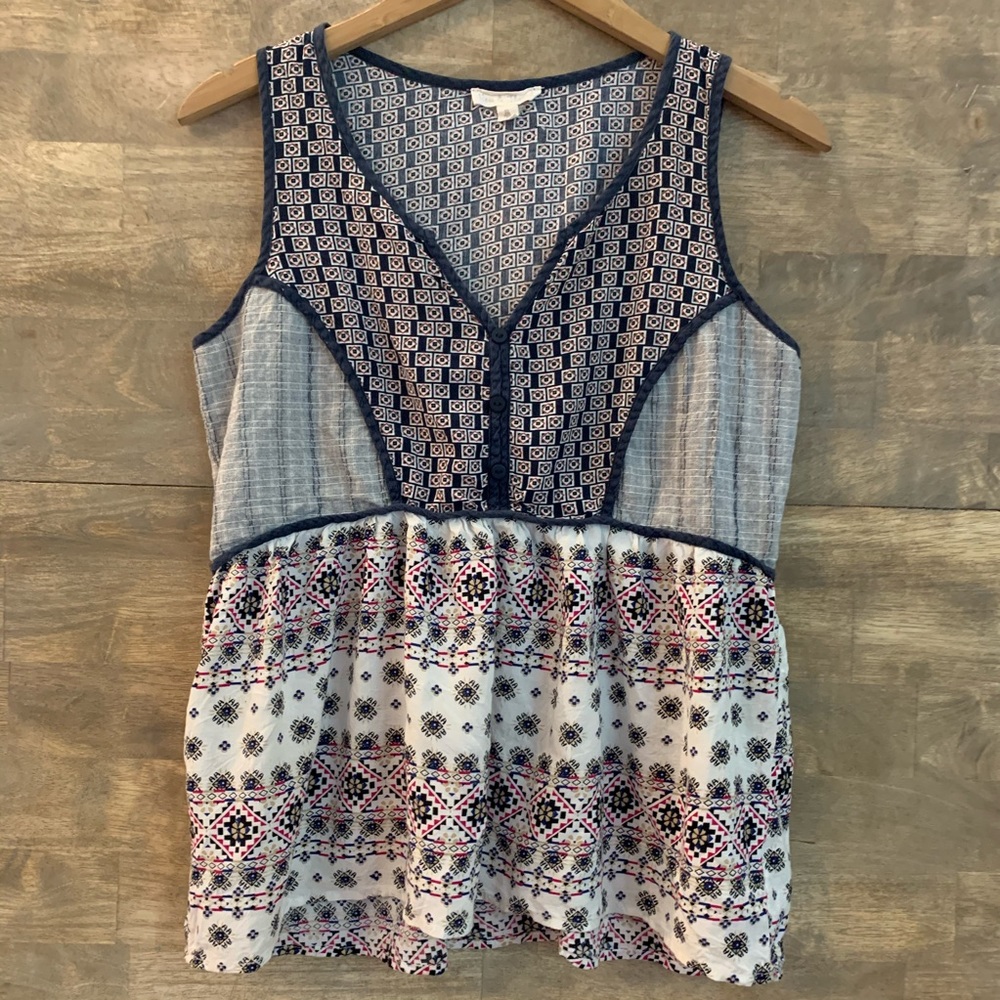 💥☀️Hem & Thread Aztec Print TankTop☀️💥